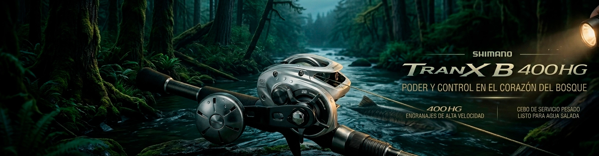 Nueva Shimano Tranx 400HG